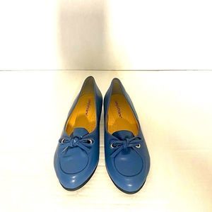 Comfortview Women’s Classic Retro pull on Loafer Livid (Blue-Gray) Shoe Size:7W